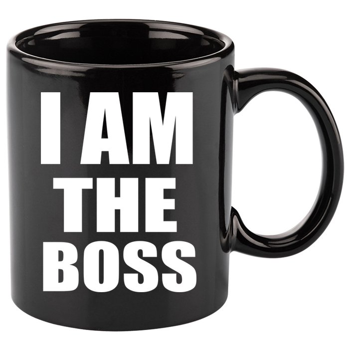 I Am The Boss 11oz C Handle Ceramic Mug