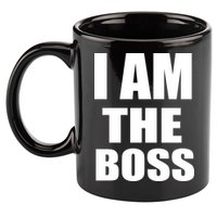 I Am The Boss 11oz C Handle Ceramic Mug