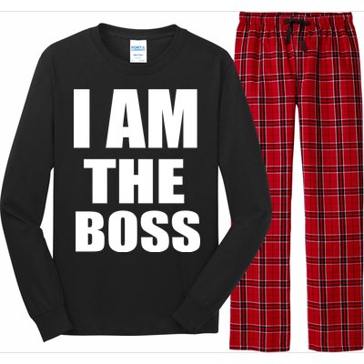 I Am The Boss Long Sleeve Pajama Set