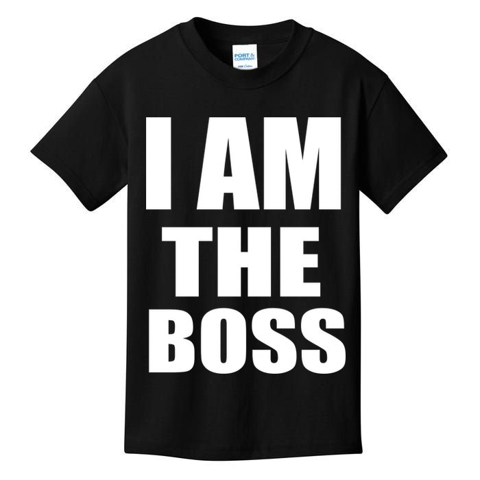 I Am The Boss Kids T-Shirt