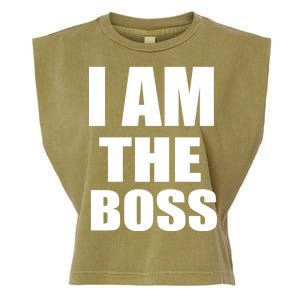 I Am The Boss Garment-Dyed Women's Muscle Tee