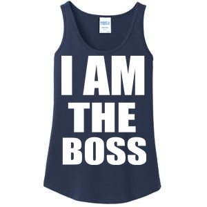 I Am The Boss Ladies Essential Tank