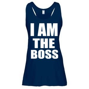 I Am The Boss Ladies Essential Flowy Tank