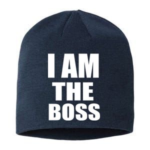 I Am The Boss Sustainable Beanie