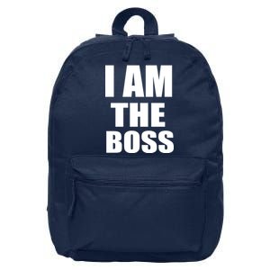 I Am The Boss 16 in Basic Backpack