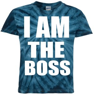 I Am The Boss Kids Tie-Dye T-Shirt