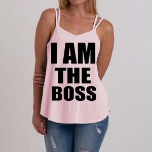 I Am The Boss Women's Strappy Tank