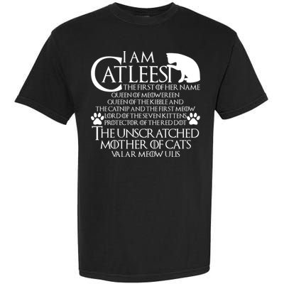 I Am The Catleesi Mother Of Cats Garment-Dyed Heavyweight T-Shirt