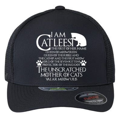 I Am The Catleesi Mother Of Cats Flexfit Unipanel Trucker Cap