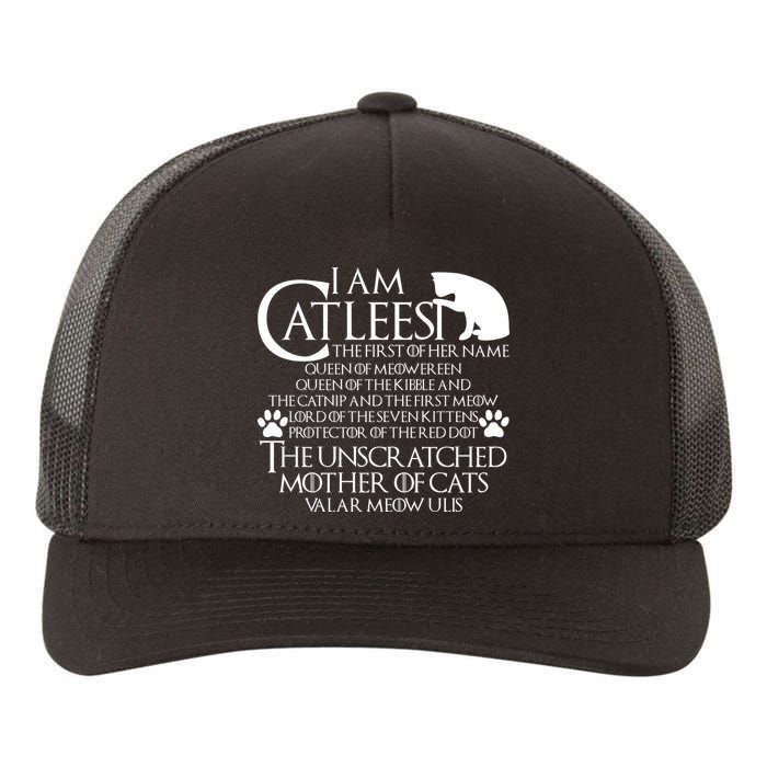 I Am The Catleesi Mother Of Cats Yupoong Adult 5-Panel Trucker Hat