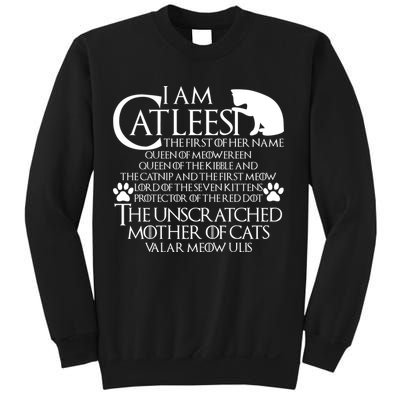 I Am The Catleesi Mother Of Cats Sweatshirt