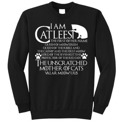 I Am The Catleesi Mother Of Cats Sweatshirt