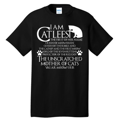 I Am The Catleesi Mother Of Cats Tall T-Shirt