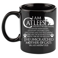 I Am The Catleesi Mother Of Cats 11oz C Handle Ceramic Mug