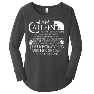 I Am The Catleesi Mother Of Cats Women's Perfect Tri Tunic Long Sleeve Shirt