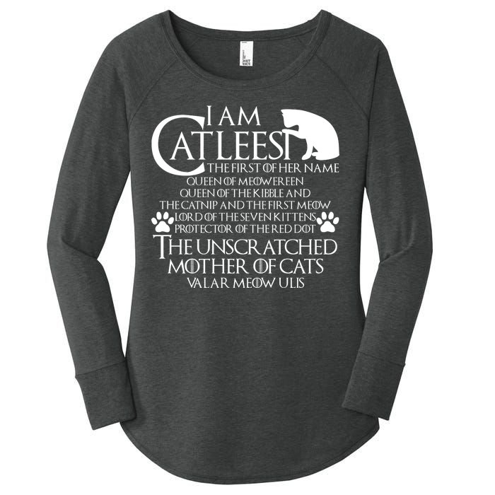 I Am The Catleesi Mother Of Cats Women's Perfect Tri Tunic Long Sleeve Shirt