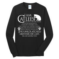 I Am The Catleesi Mother Of Cats Tall Long Sleeve T-Shirt