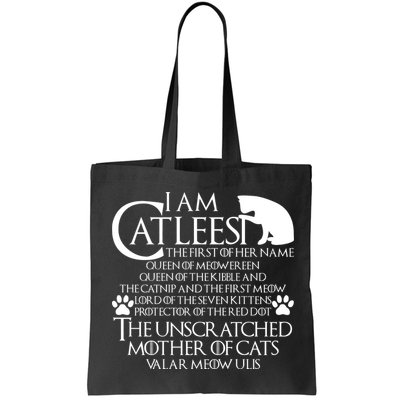 I Am The Catleesi Mother Of Cats Bag