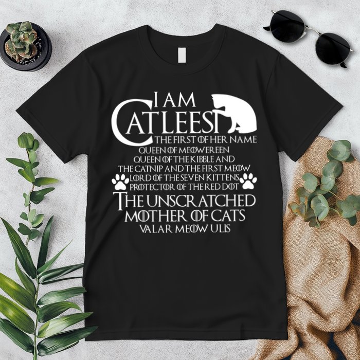 I Am The Catleesi Mother Of Cats Premium T-Shirt