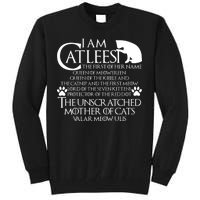 I Am The Catleesi Mother Of Cats Tall Sweatshirt