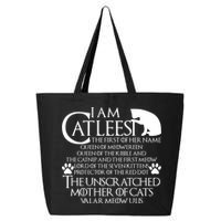 I Am The Catleesi Mother Of Cats 25L Jumbo Tote