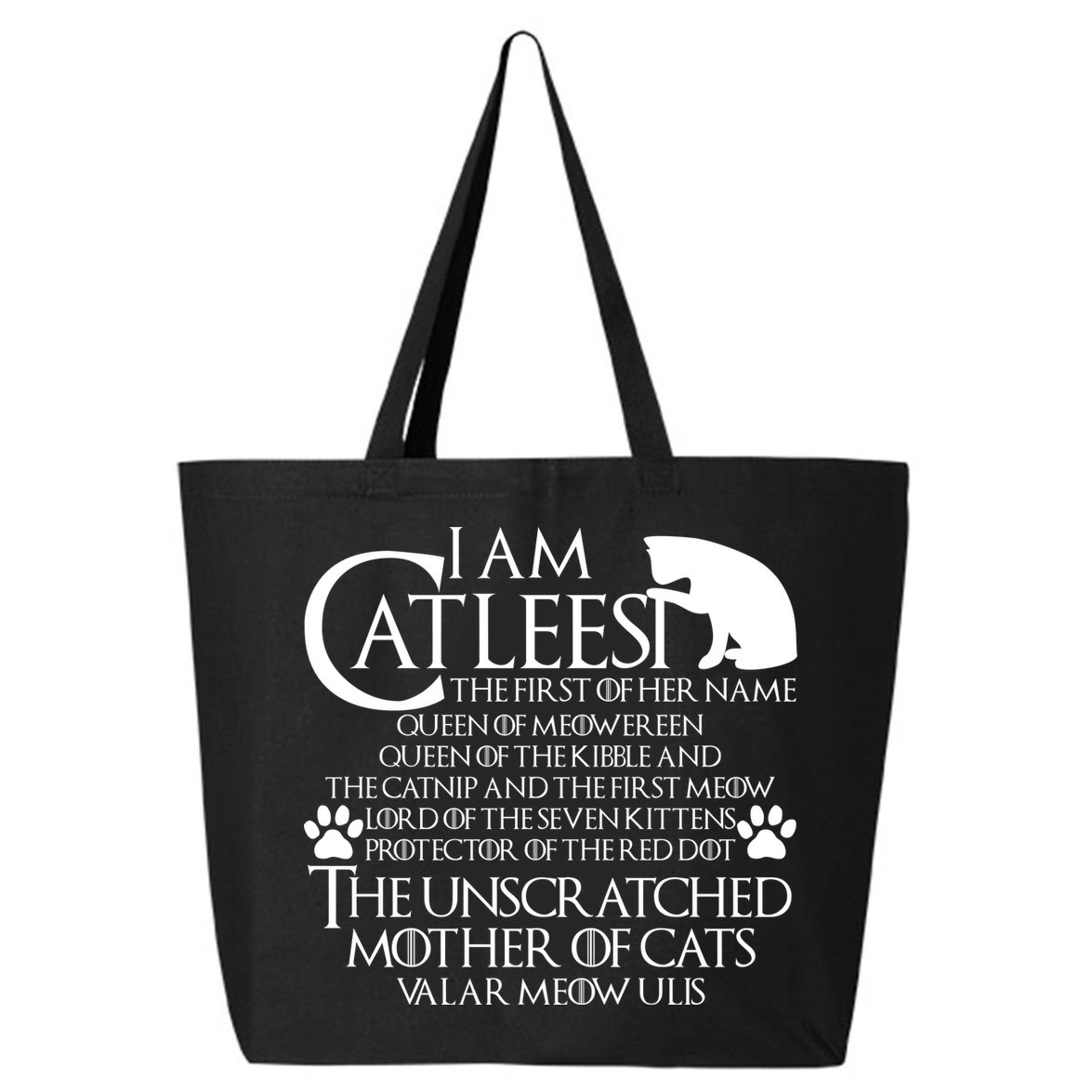 I Am The Catleesi Mother Of Cats 25L Jumbo Tote
