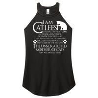 I Am The Catleesi Mother Of Cats Women's Perfect Tri Rocker Tank