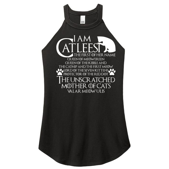 I Am The Catleesi Mother Of Cats Women's Perfect Tri Rocker Tank