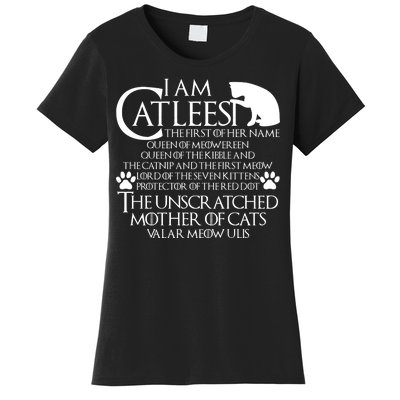 I Am The Catleesi Mother Of Cats Women's T-Shirt