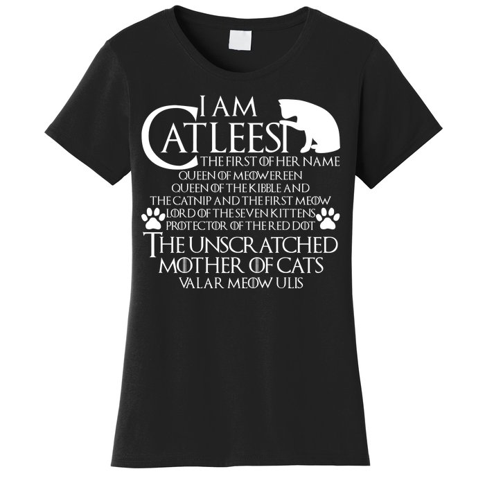 I Am The Catleesi Mother Of Cats Women's T-Shirt