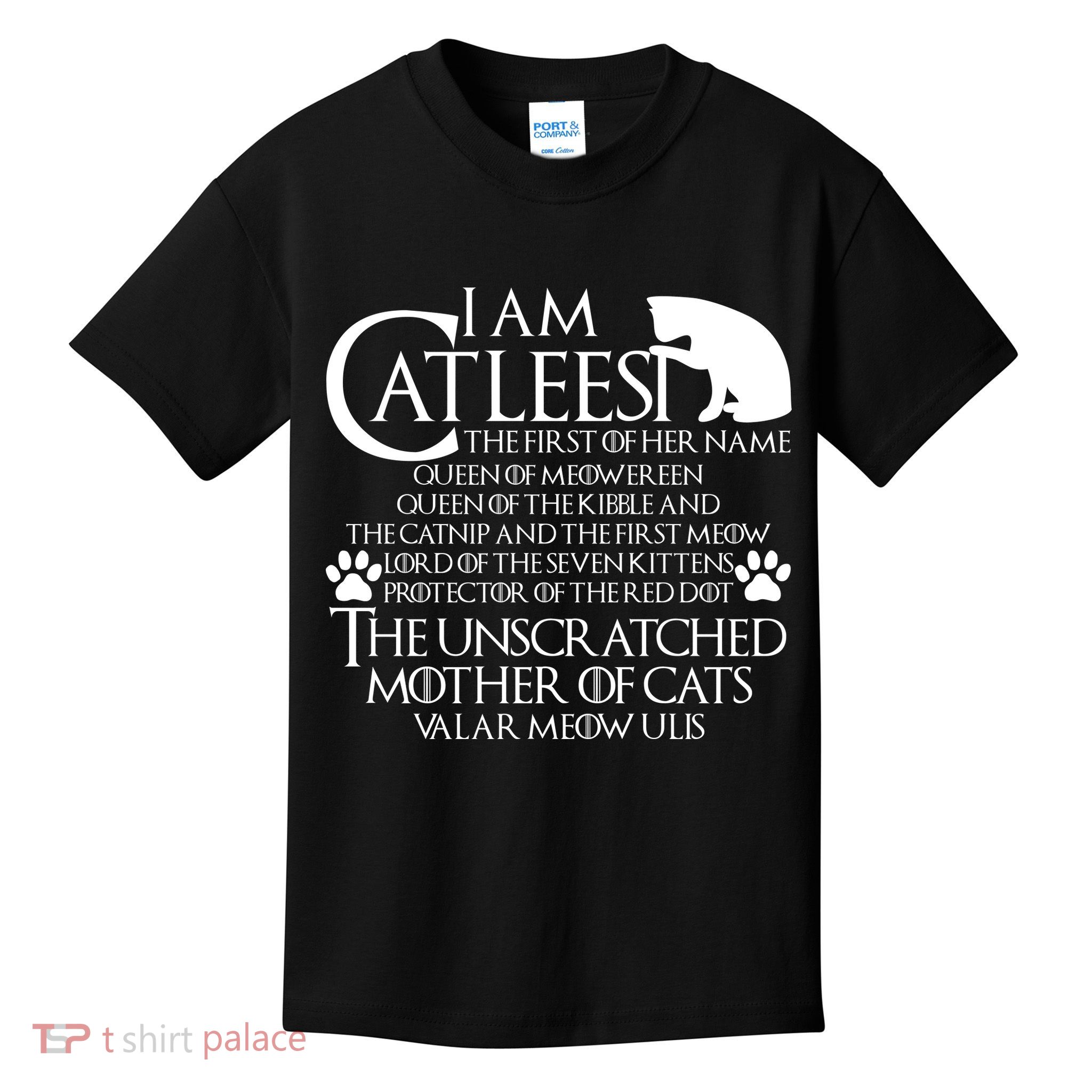 I Am The Catleesi Mother Of Cats Kids T-Shirt