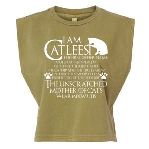 I Am The Catleesi Mother Of Cats Garment-Dyed Women's Muscle Tee