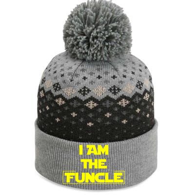 I Am The Funcle Fun Uncle The Baniff Cuffed Pom Beanie