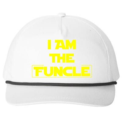 I Am The Funcle Fun Uncle Snapback Five-Panel Rope Hat