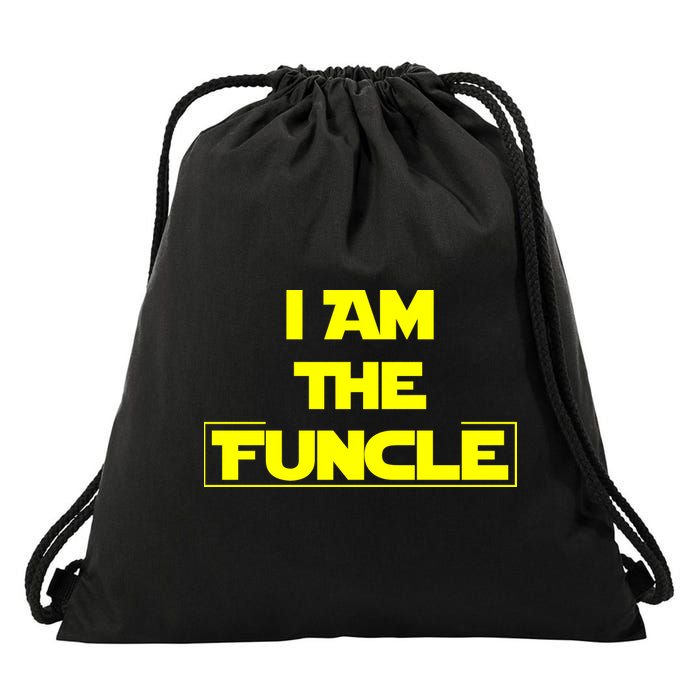 I Am The Funcle Fun Uncle Drawstring Bag