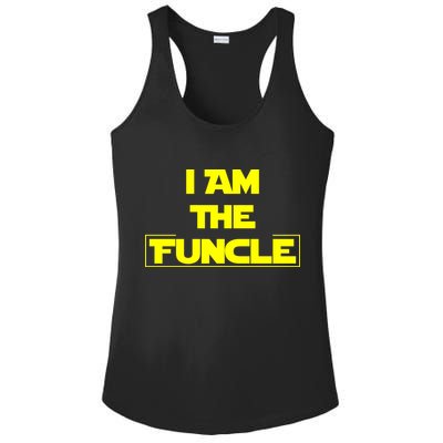 I Am The Funcle Fun Uncle Ladies PosiCharge Competitor Racerback Tank