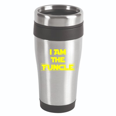 I Am The Funcle Fun Uncle 16oz Travel Tumbler