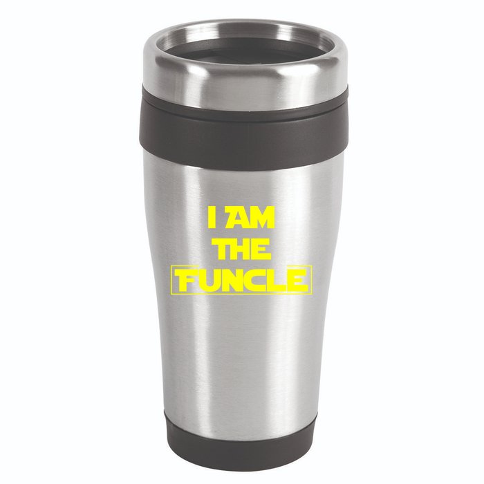 I Am The Funcle Fun Uncle 16oz Travel Tumbler