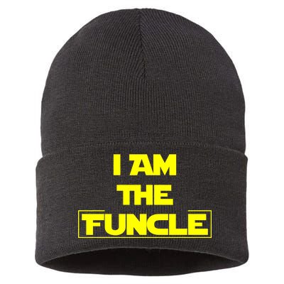 I Am The Funcle Fun Uncle Sustainable Knit Beanie