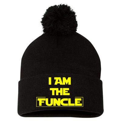 I Am The Funcle Fun Uncle Pom Pom 12in Knit Beanie