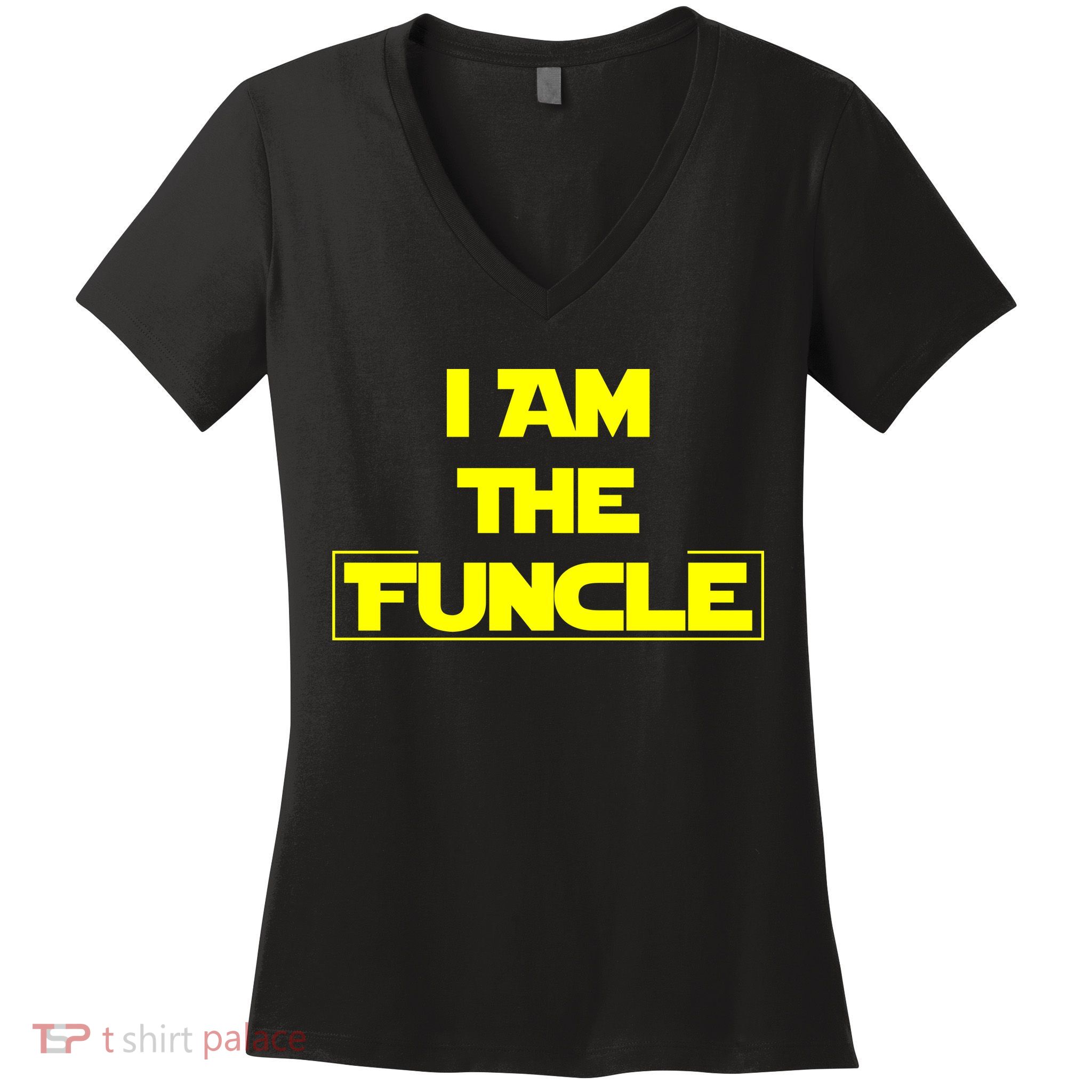 I Am The Funcle Fun Uncle Women's V-Neck T-Shirt