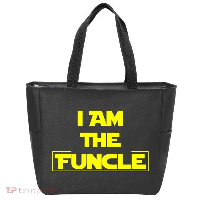 I Am The Funcle Fun Uncle Zip Tote Bag