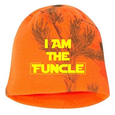 I Am The Funcle Fun Uncle Kati - Camo Knit Beanie