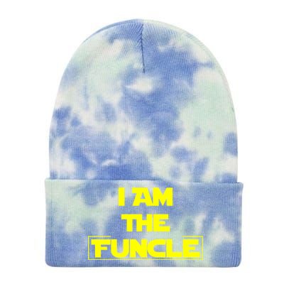 I Am The Funcle Fun Uncle Tie Dye 12in Knit Beanie