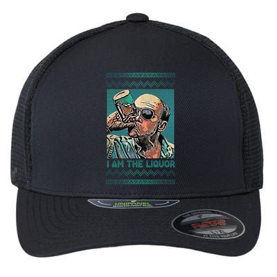I Am The Liquor Ugly Christmas Sweater Flexfit Unipanel Trucker Cap