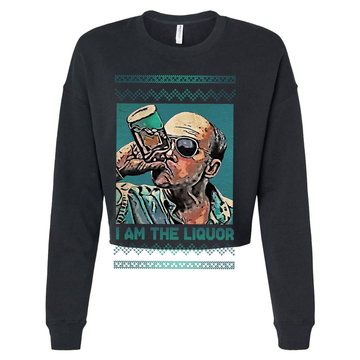 I Am The Liquor Ugly Christmas Sweater Cooling Performance Crew T-Shirt