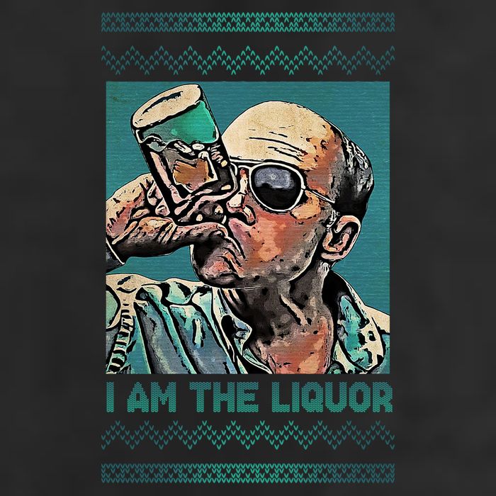 I Am The Liquor Ugly Christmas Sweater Adult Drive Performance Visor