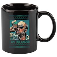 I Am The Liquor Ugly Christmas Sweater 11oz C Handle Ceramic Mug