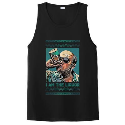 I Am The Liquor Ugly Christmas Sweater PosiCharge Competitor Tank