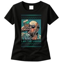 I Am The Liquor Ugly Christmas Sweater Womens T-Shirt
